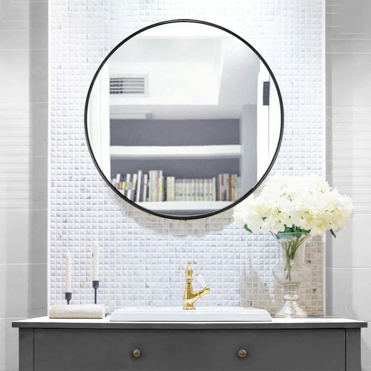 آینه مدل گرد فلزی طرح ظریف کد F-60
