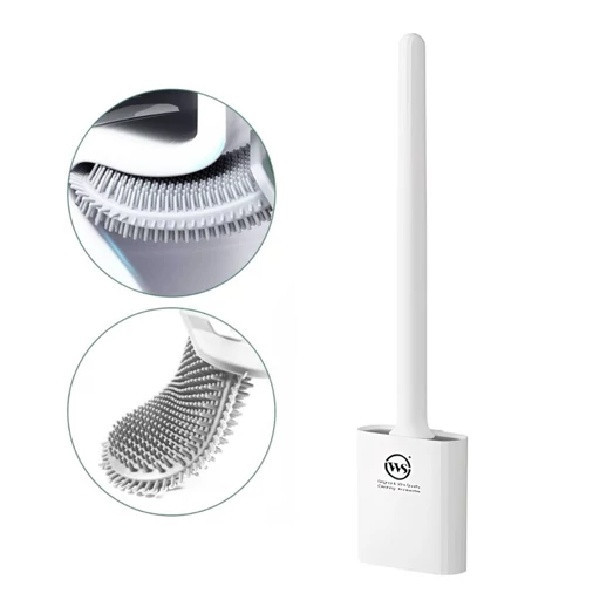 فرچه توالت شوی دبلیو اِس مدل سیلیکونی دیواری کد HS113