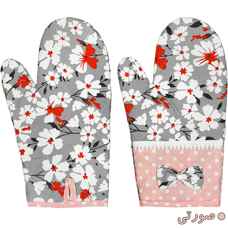 دستکش فر راولا کد P123 مجموعه 2 عددی