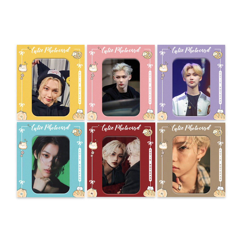 استیکر کارت مدل PH-1001 طرح فتوکارت Stray Kids Felix بسته 6 عددی