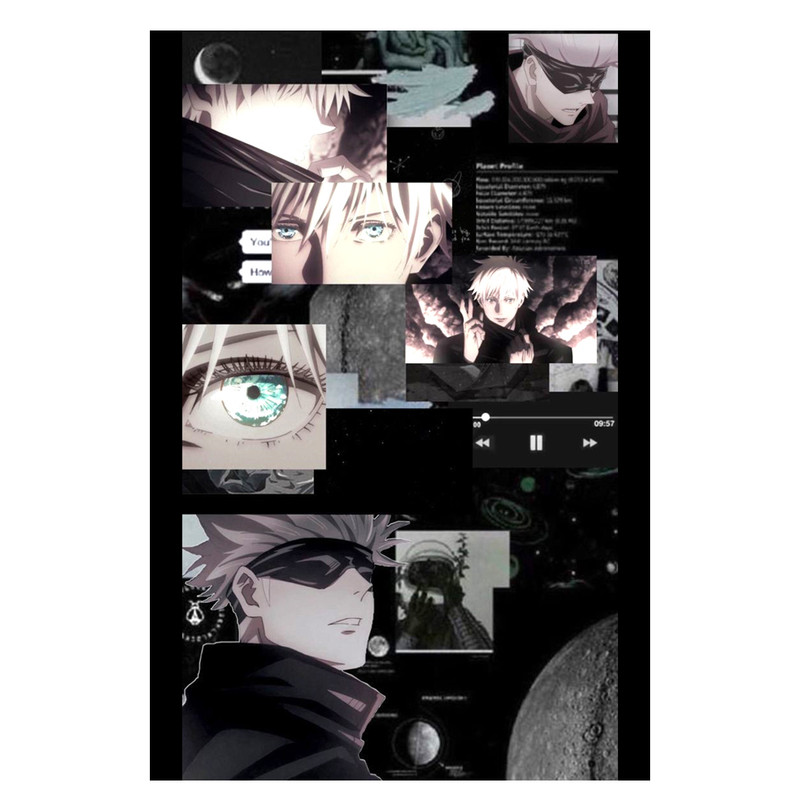 پوستر مدل گوجو ساتورو Satoru Gojo طرح انیمه جوجوتسو کایسن Jujutsu Kaisen کد 241
