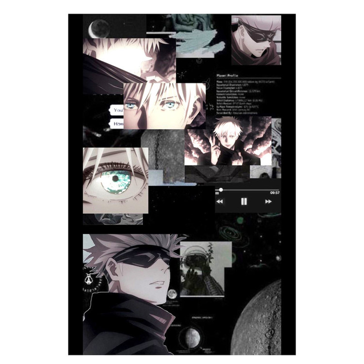پوستر مدل گوجو ساتورو Satoru Gojo طرح انیمه جوجوتسو کایسن Jujutsu Kaisen کد 241