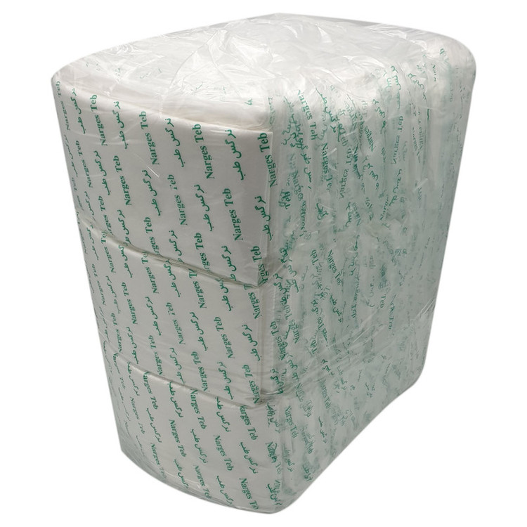 حوله یکبار مصرف نرگس طب مدل 90Gr سایز 40×80 سانتی متر بسته 100 عددی