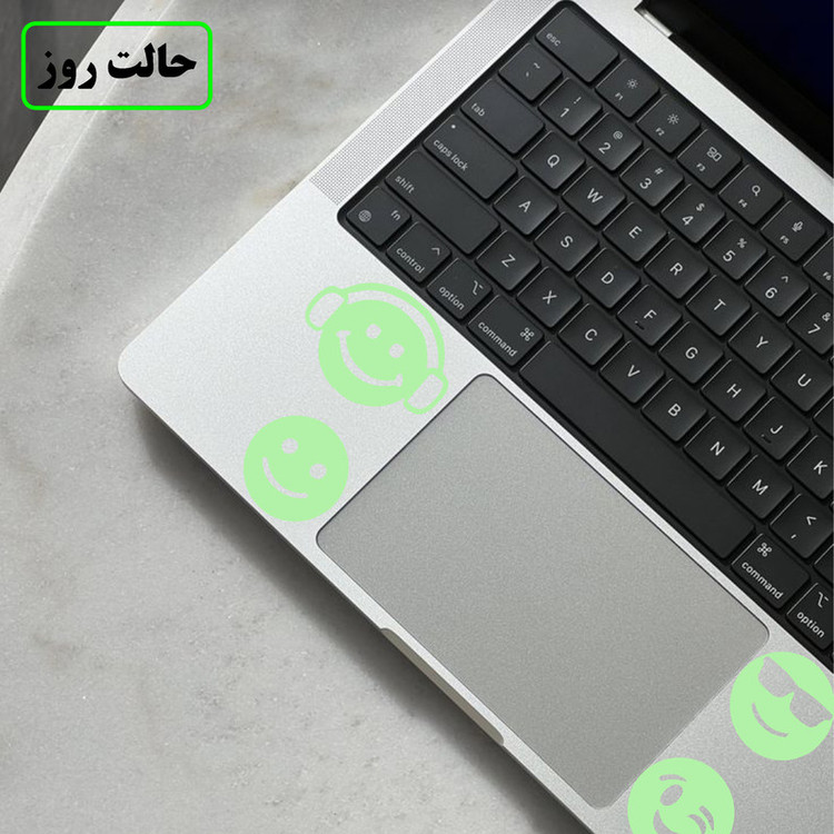 استیکر کلید و پریز مدل شبنما طرح ایموجی بسته چهار عددی