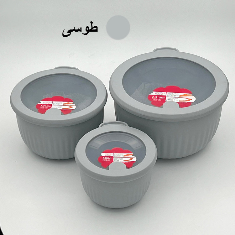 ظرف نگهدارنده مدل وکیومی مجموعه 3 عددی