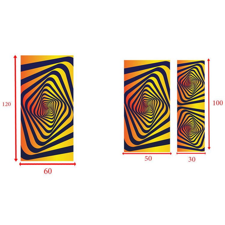 استیکر شیشه مدل Visual Error