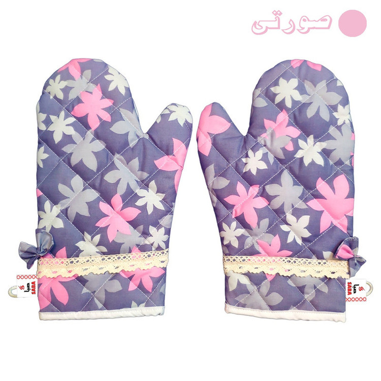 دستکش فر صبا طرح افرا کد 172 بسته 2 عددی