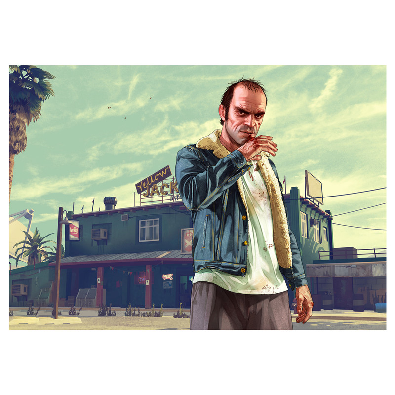 پوستر مدل جی تی ای GTA V کد 1745