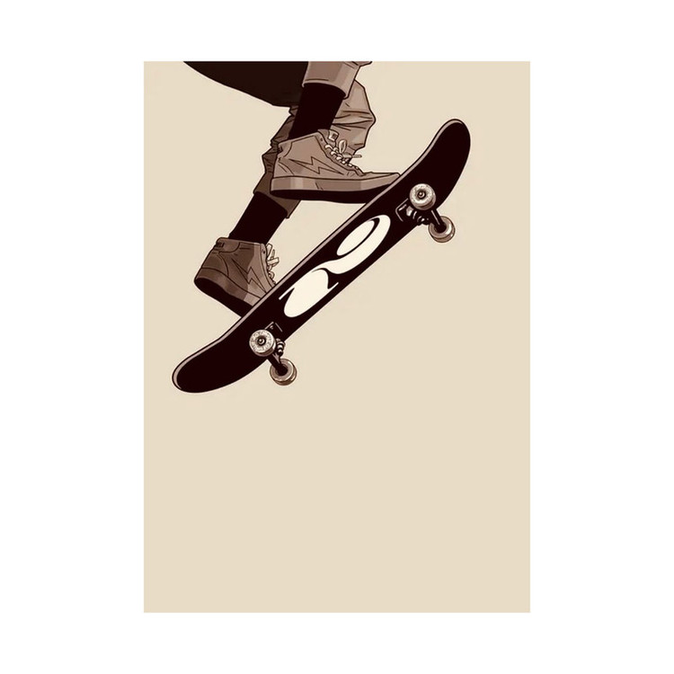 پوستر طرح اسکیت برد مدل Skateboard11057