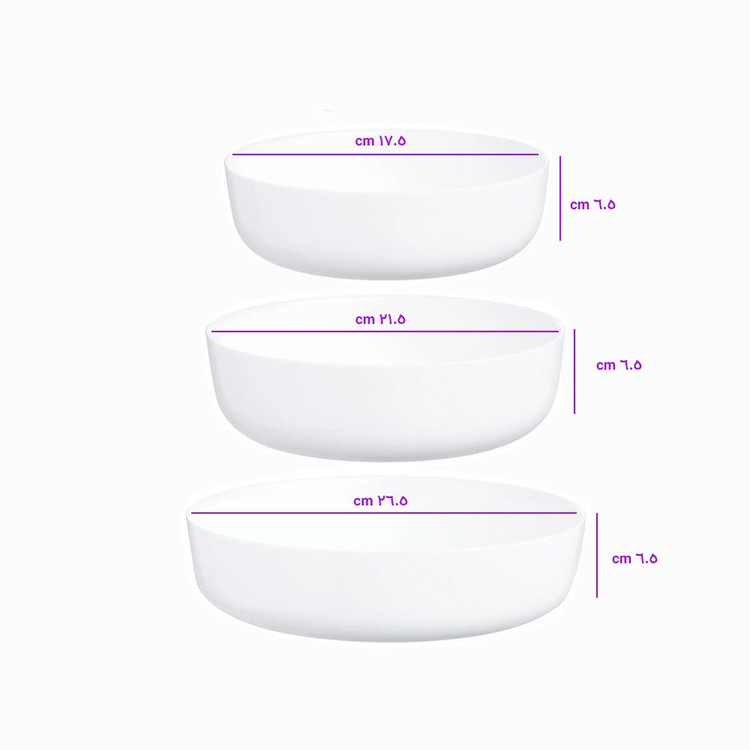 ظرف پخت گلدن اپال مدل PYREX مجموعه 3 عددی