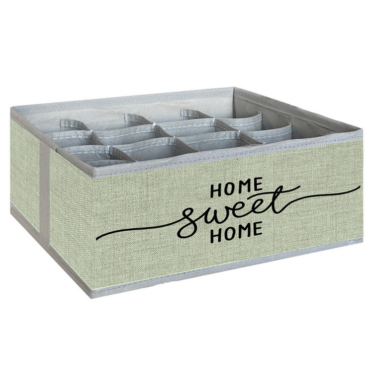 نظم دهنده مدل لباس زیر و جوراب طرح لینن HOME SWEET HOME کد ORG16