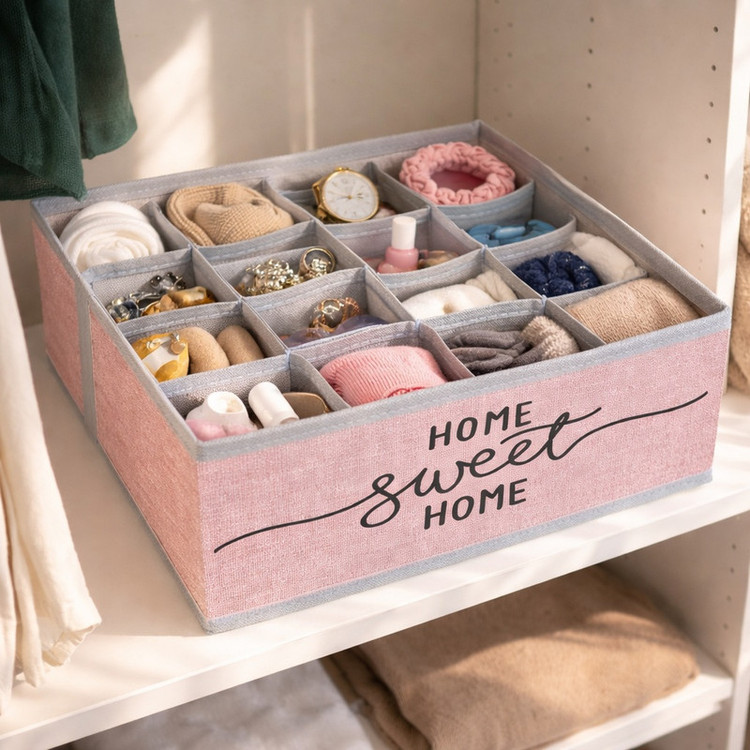 نظم دهنده مدل لباس زیر و جوراب طرح لینن HOME SWEET HOME کد ORG16