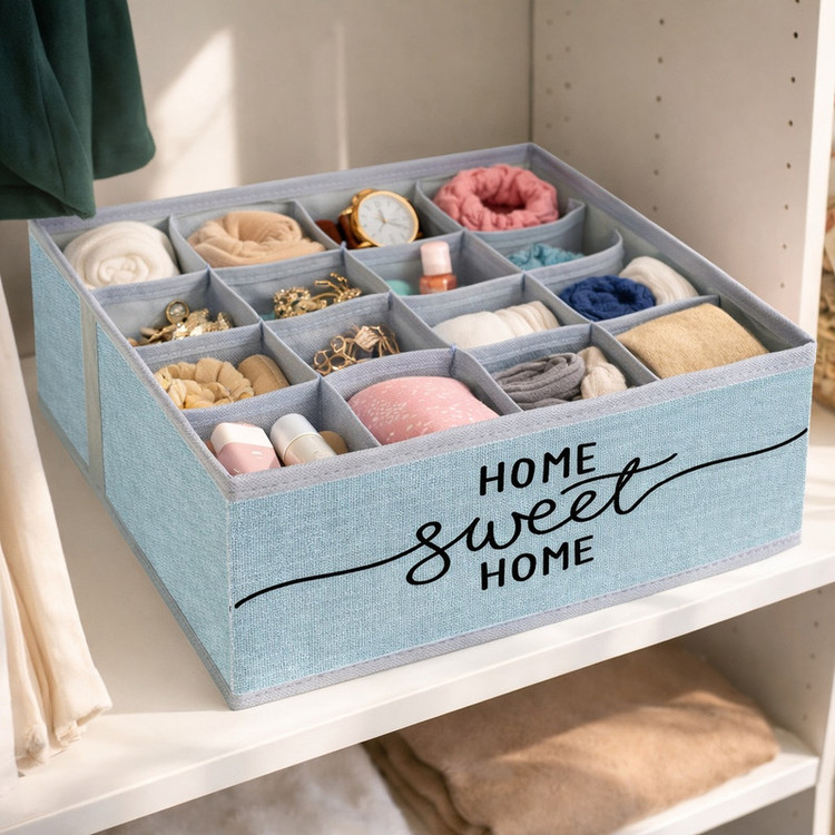 نظم دهنده مدل لباس زیر و جوراب طرح لینن HOME SWEET HOME کد ORG16