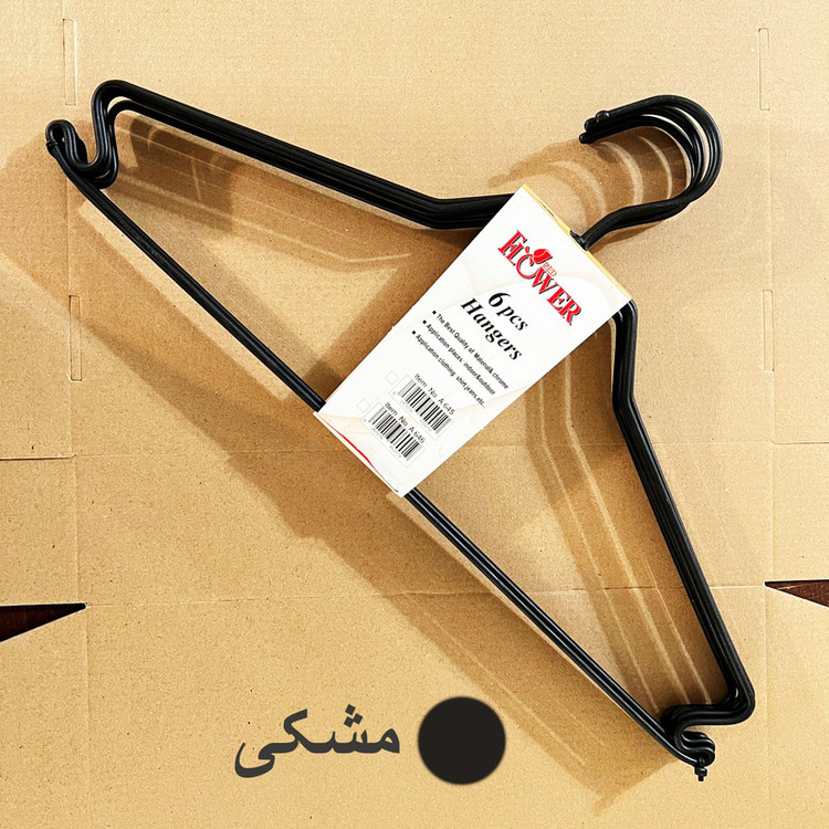 چوب لباسی ردفلاور مدل سناتور کد THICK بسته 6 عددی