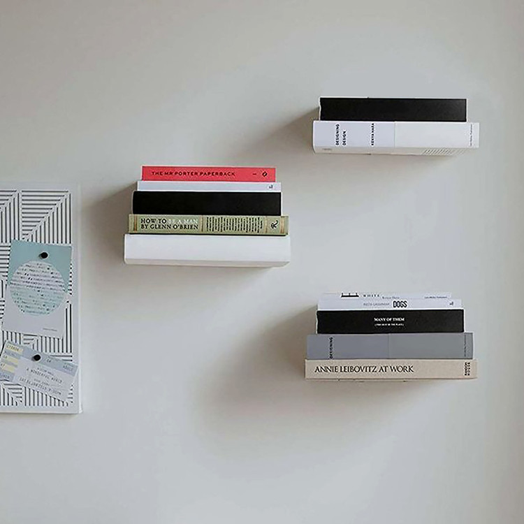 شلف دیواری مدل کتاب کد M01 بسته 2 عددی