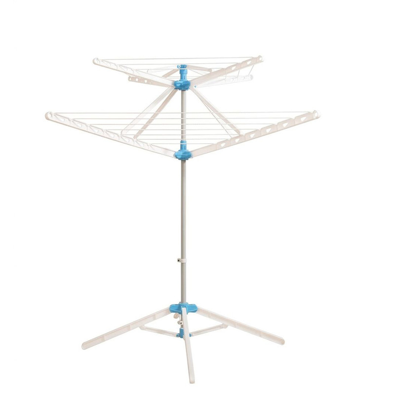 بند رخت آویز تاشو مدل چتری دو طبقه