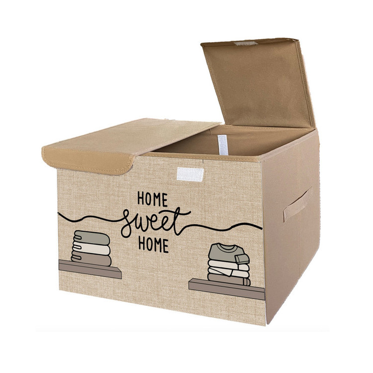 باکس لباس طرح لینن مدل HOME SWEET HOME کد TS3