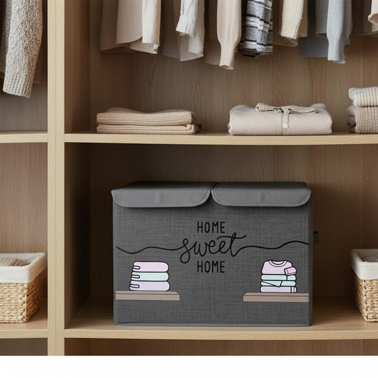 باکس لباس طرح لینن مدل HOME SWEET HOME کد TS3