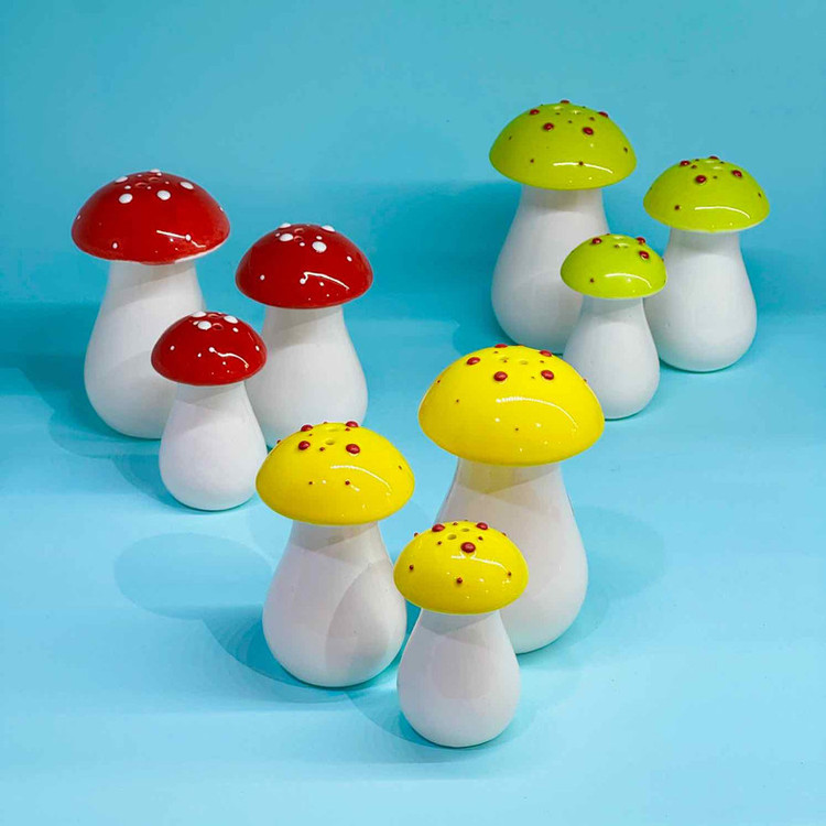 نمکدان سرامیکی مدل قارچ مجموع سه عددی
