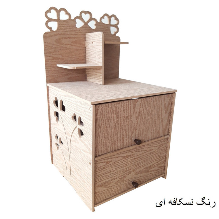 میز پاتختی خونه خاص طرح گل