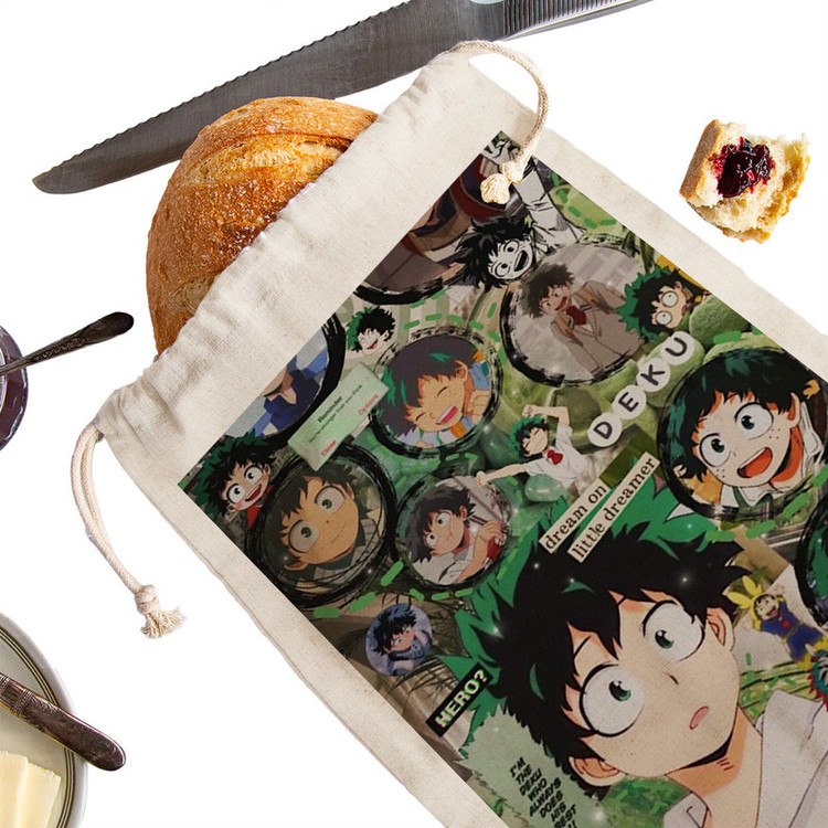 کیسه نان و سبزی ترمه طراحان ایده طرح مای هیرو آکادمی My hero academia کد strm0450 - M