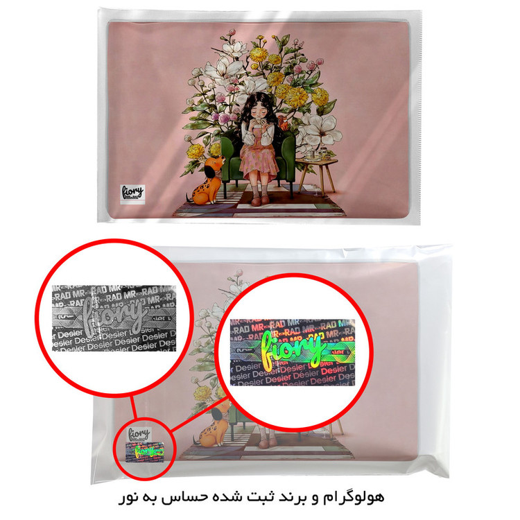 جای لقمه مستر راد مدل دختر فانتزی طرح رویایی کد fiory 2505