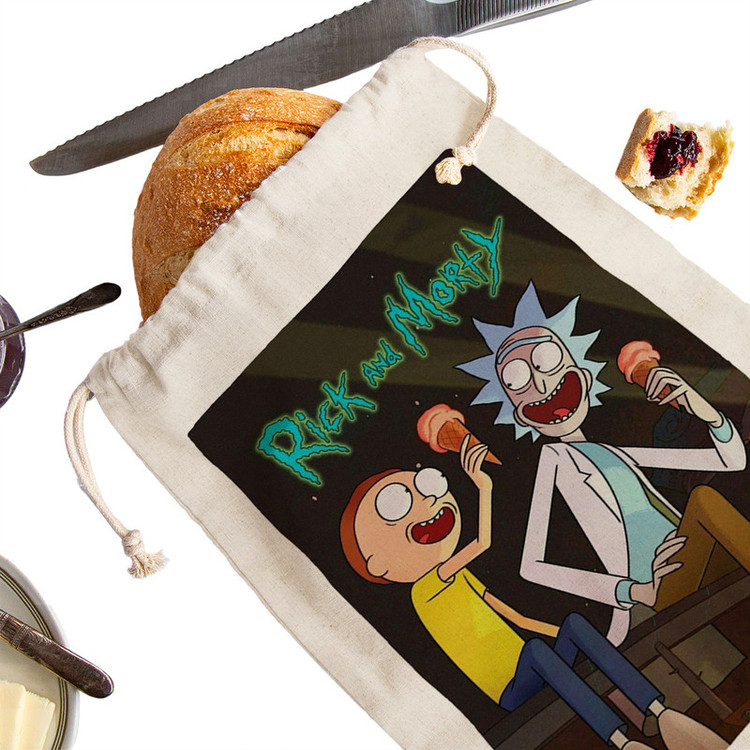 کیسه نان و سبزی ترمه طراحان ایده مدل سریال ریک و مورتی Rick and Morty کد strm1032 - M