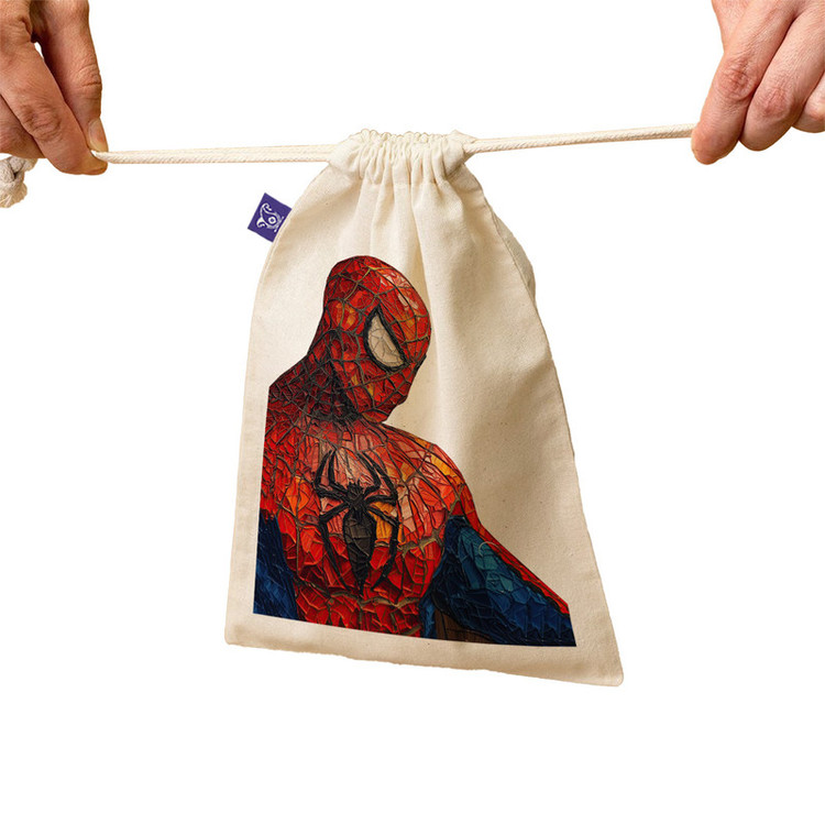 کیسه نان و سبزی ترمه طراحان ایده مدل پترن مرد عنکبوتی، Spiderman کد strm0979 - M