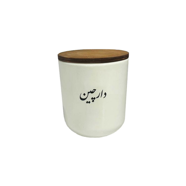 بانکه مدل جا ادویه ای سرامیکی طرح تکست کد 16