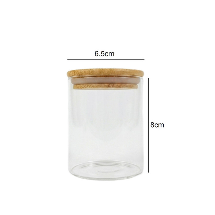 بانکه مدل شیشه ای درب بامبو کد Wood-93