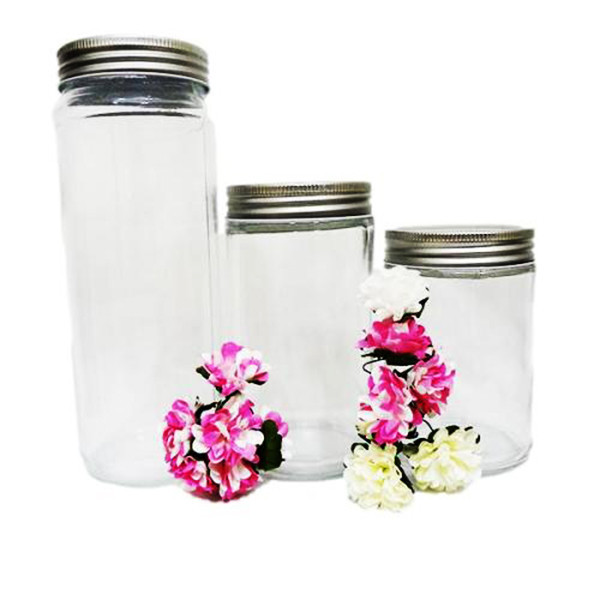 بانکه مدل بطری درب دار شیشه ای کد 70 بسته 3 عددی