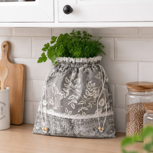 کیسه سبزی مدل برگ کد 002 سایز 30×35 سانتی متر