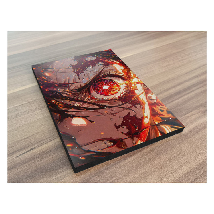 تابلو شاسی گوفی مدل انیمه شیطان کش تانجیرو خشمگین دیمن اسلیر Tanjiro Demon Slayer کد ANGRY21