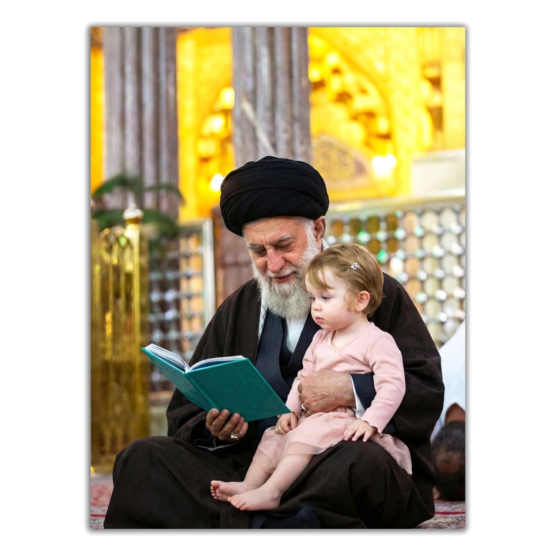 تابلو شاسی طرح رهبر شهید حضرت آیت الله خامنه ای