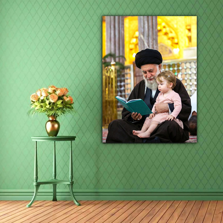تابلو شاسی طرح رهبر شهید حضرت آیت الله خامنه ای