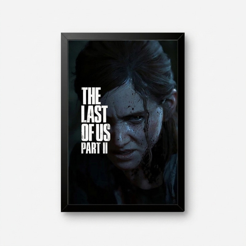 تابلو بکلیت طرح گیمینگ لست اف اس The last of us 2 مدل B-po2064 فریم مشکی