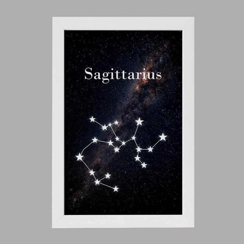 تابلو خندالو مدل دکوراتیو ماه تولد آذر Sagittarius کد M52 مجموعه 1 عددی