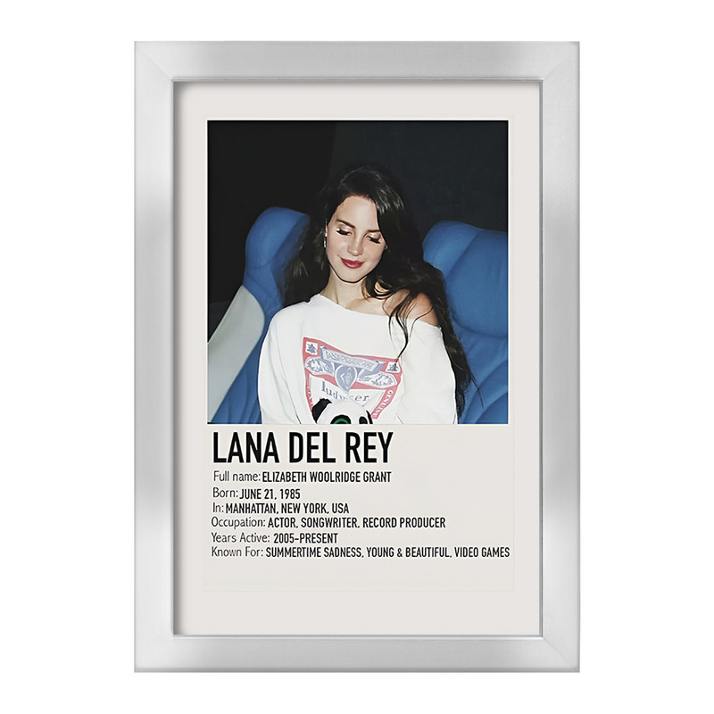 تابلو خندالو طرح لانا دل ری (Lana Del Rey) کد F13154