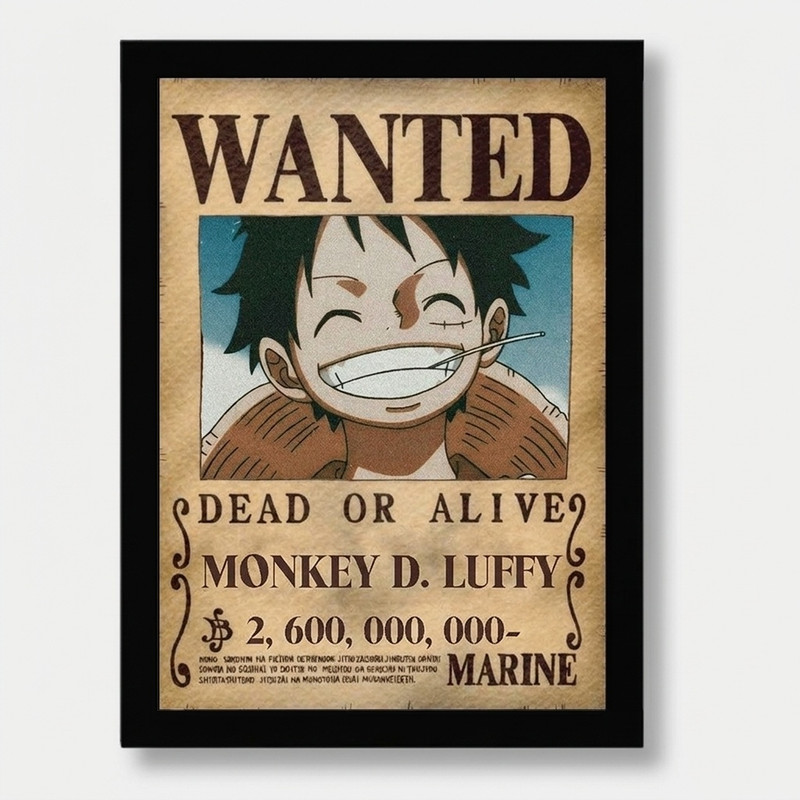 تابلو مدل دیواری طرح انیمه وان پیس | One piece کاراکتر مانکی دی. لوفی |  Monkey D. Luffy کد FD084