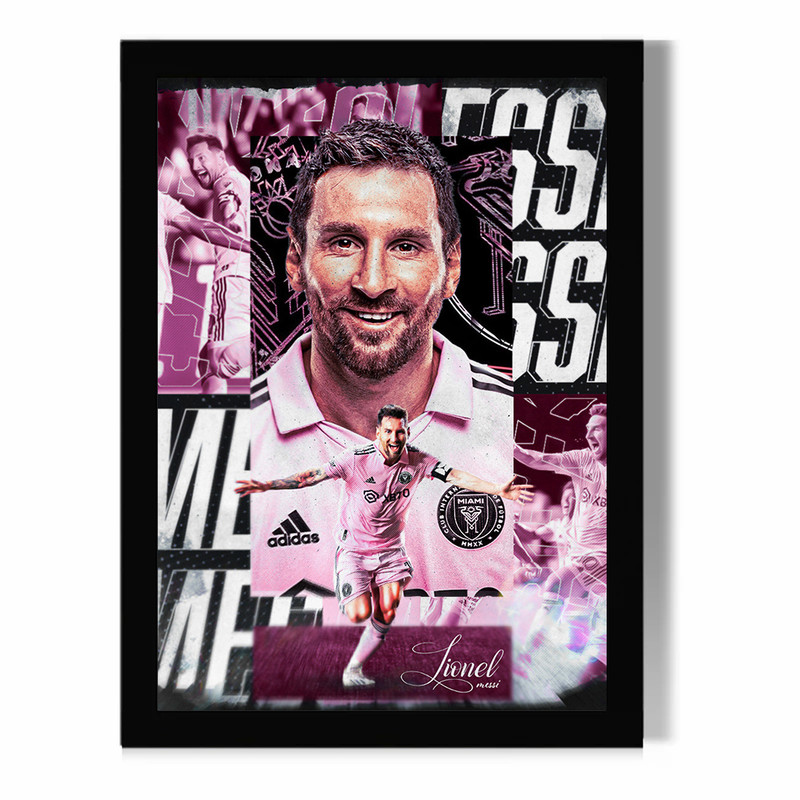 تابلو مدل دیواری طرح مسی Messi کد FD502