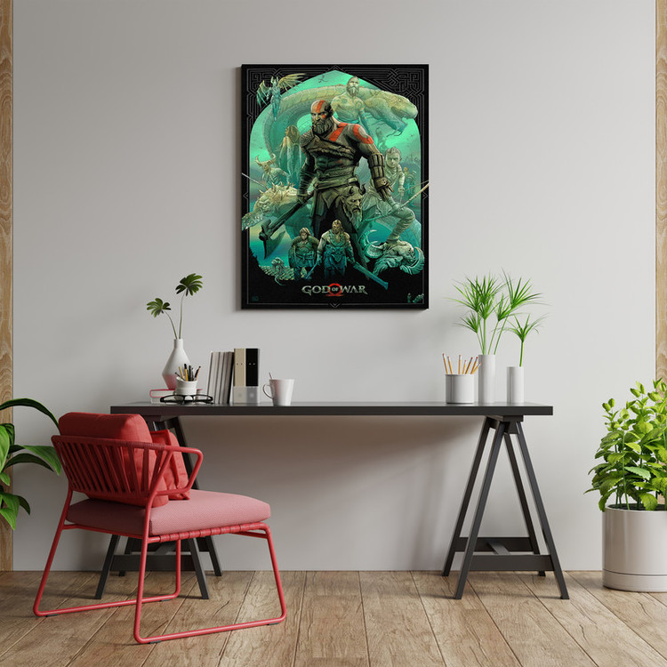 تابلو شاسی مدل گیمینگ گاد اف وار god of war کد 1268