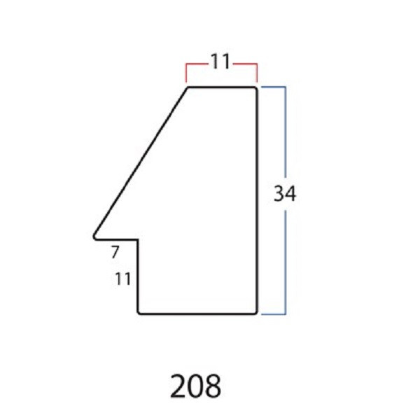 قاب عکس بکلیت مدل دیواری کد 20x30-208