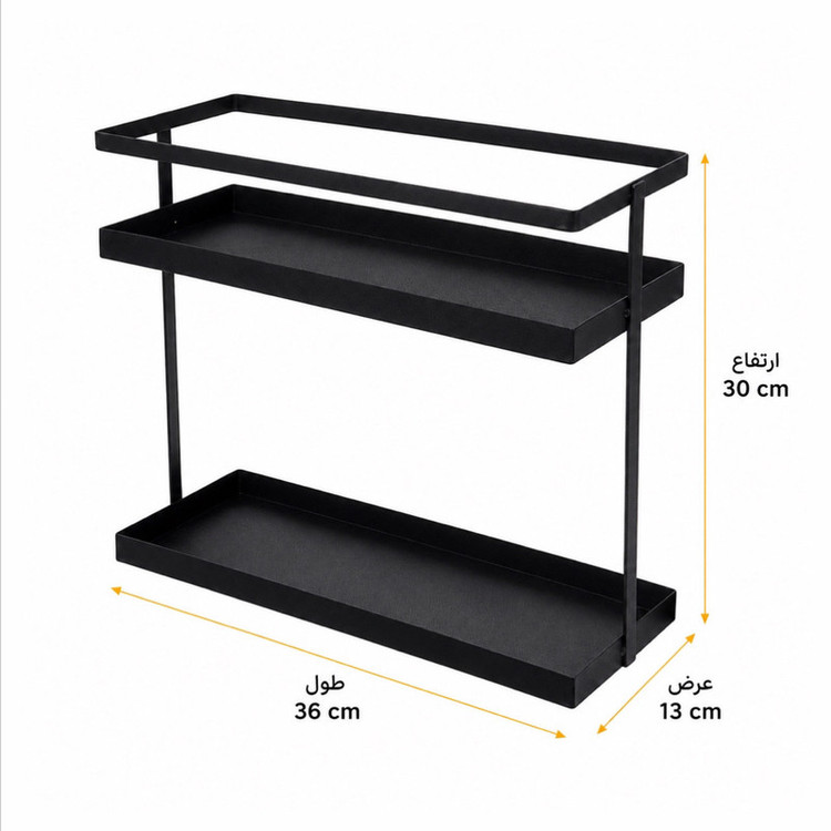 استند جا ادویه ای مدل دو طبقه 36*13*30 MN-32