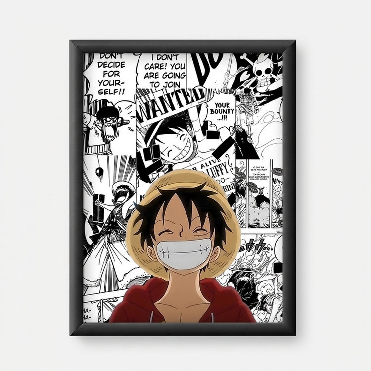 تابلو مدل انیمه لوفی وان پیس Luffy one piece anime 16