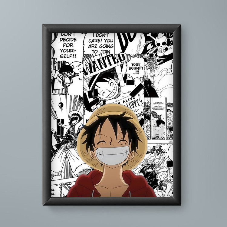 تابلو مدل انیمه لوفی وان پیس Luffy one piece anime 16