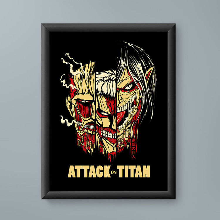 تابلو مدل اتک ان تایتان attack on titan 01