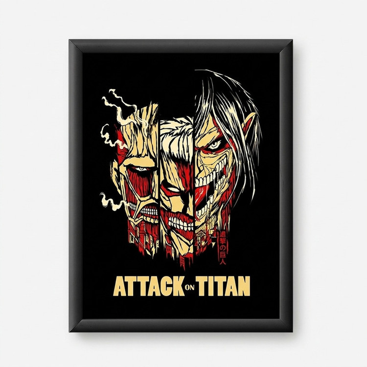 تابلو مدل اتک ان تایتان attack on titan 01