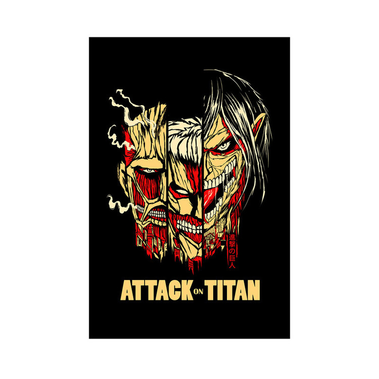 تابلو مدل اتک ان تایتان attack on titan 01