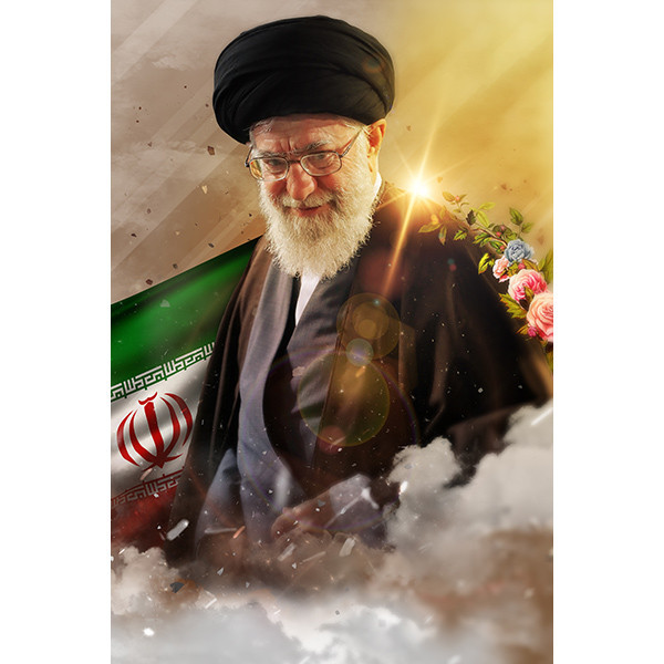 تابلو شاسی رومیزی طرح رهبر سید علی خامنه ای مدل AG-271