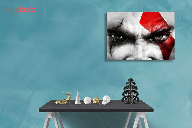 تابلو شاسی گالری استاربوی طرح بازی God Of War مدل Amazing Game 5